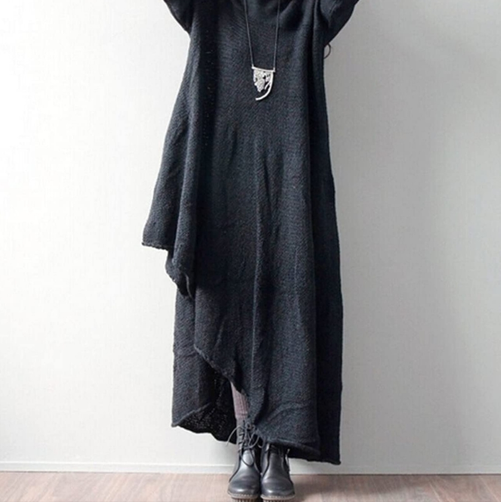 Long sweater dress